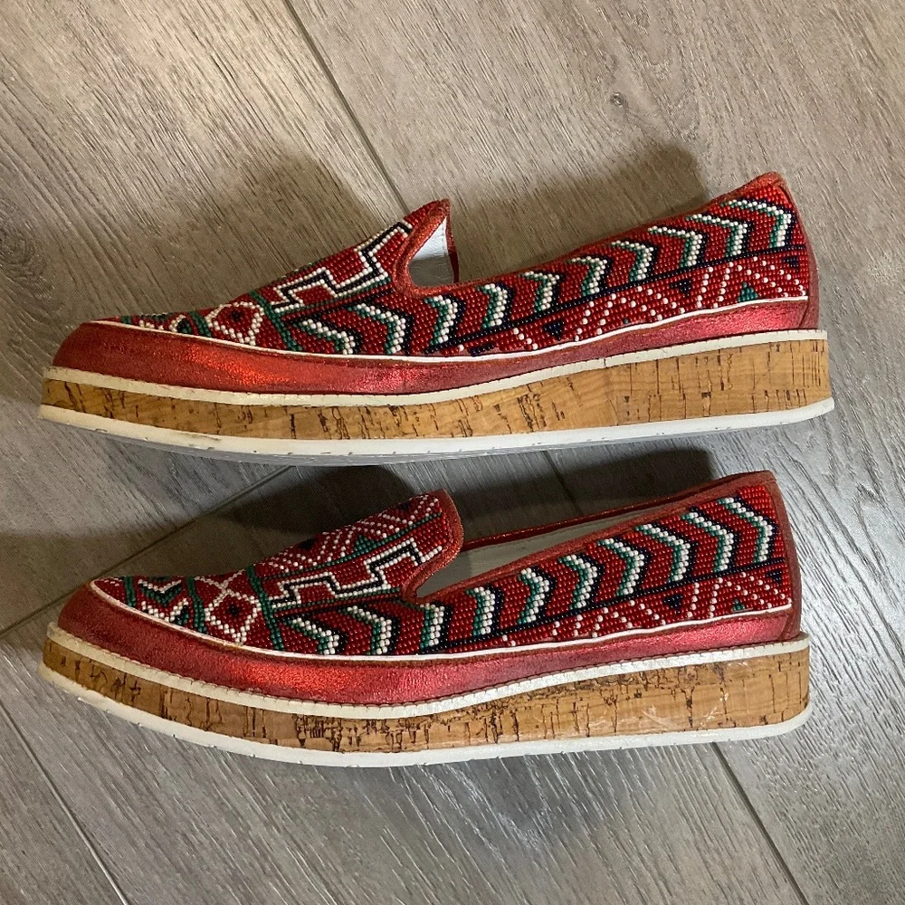 Donald J. Pliner Multicolor Patterned Loafers - Picture 9 of 10